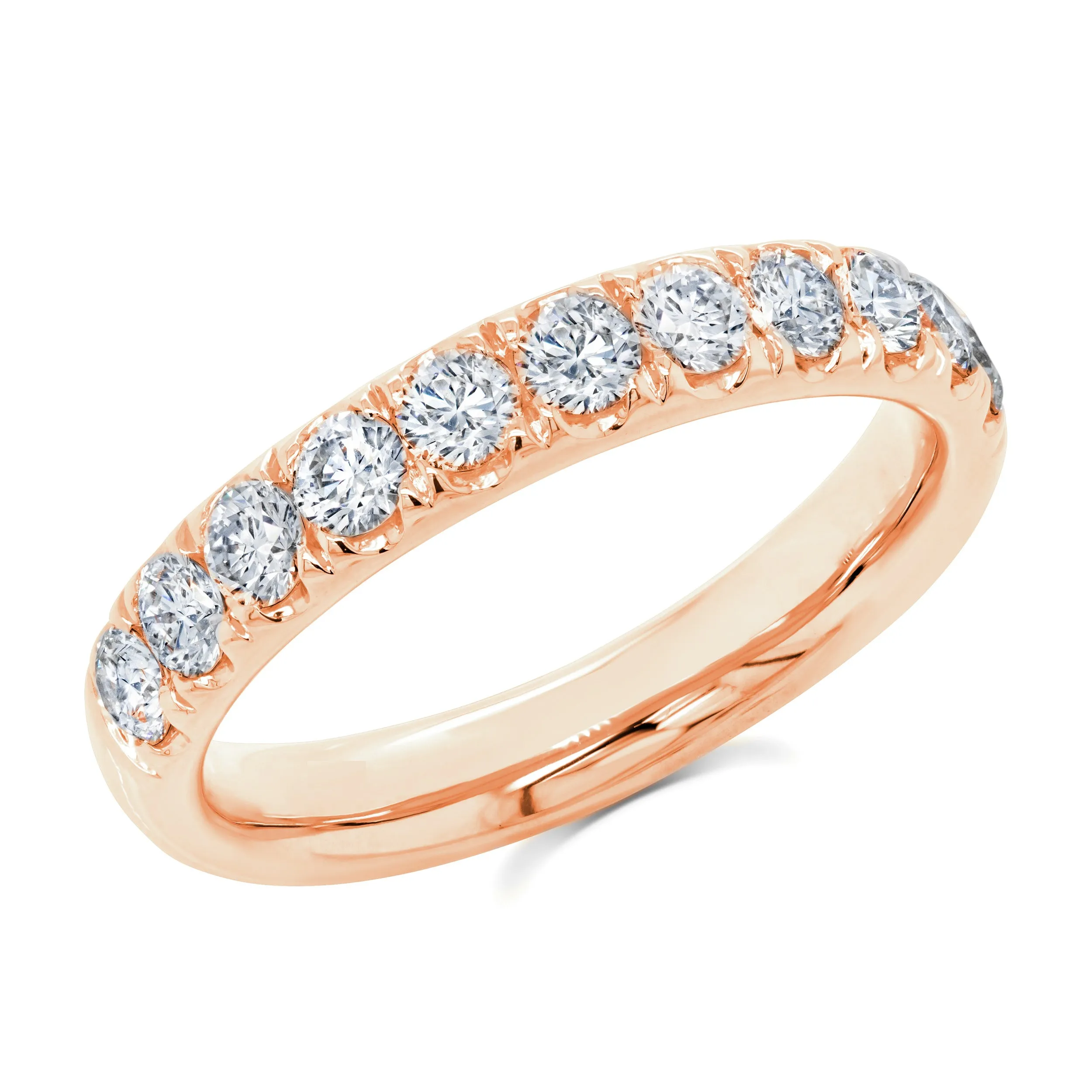 1 Carat Diamond Half Eternity Band