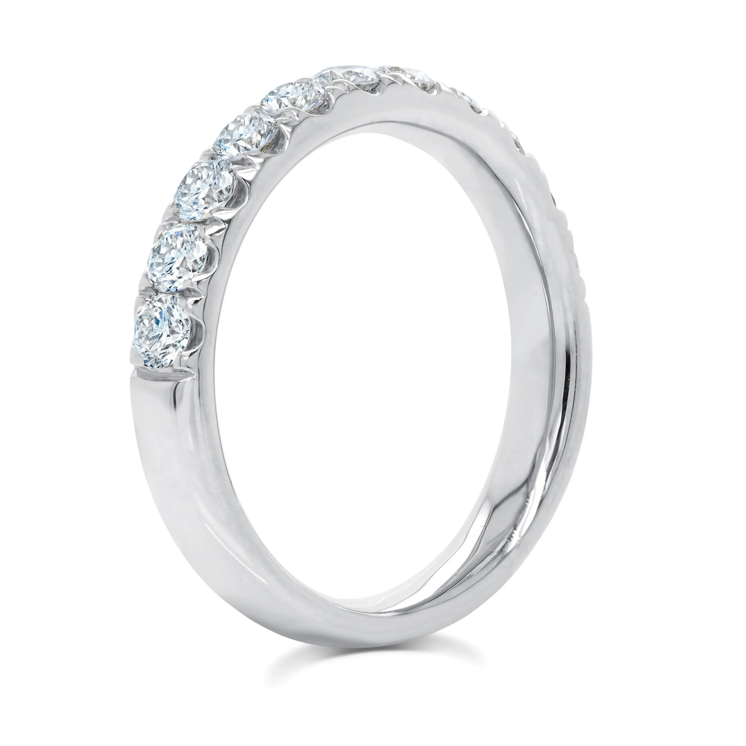1 Carat Diamond Half Eternity Band