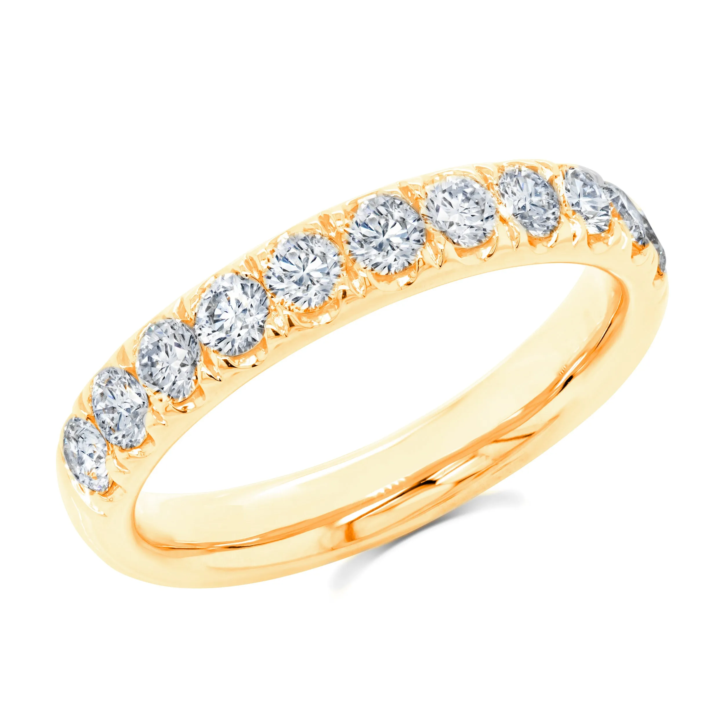 1 Carat Diamond Half Eternity Band