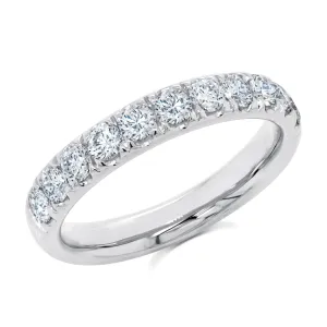 1 Carat Diamond Half Eternity Band