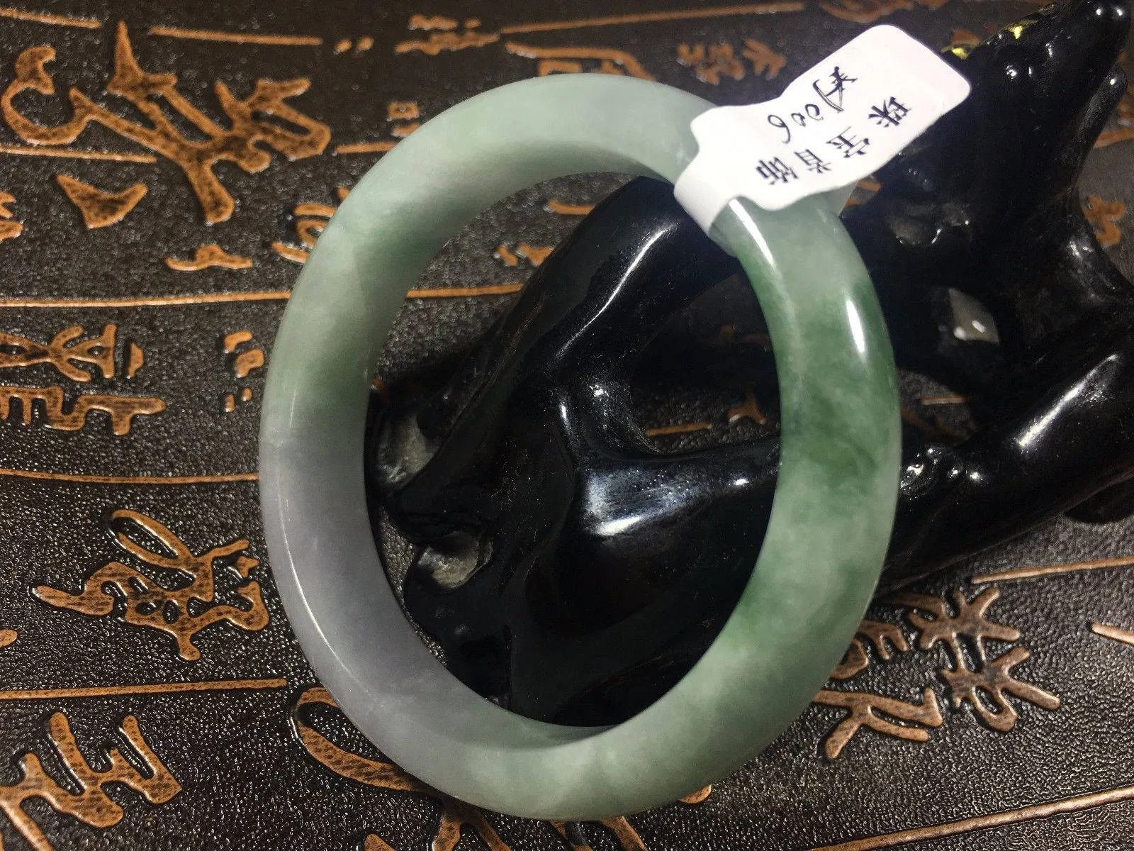 10% OFF- 54/55/56 mm Certified Natural Jadeite Emerald Jade Bangle《Grade A》A006