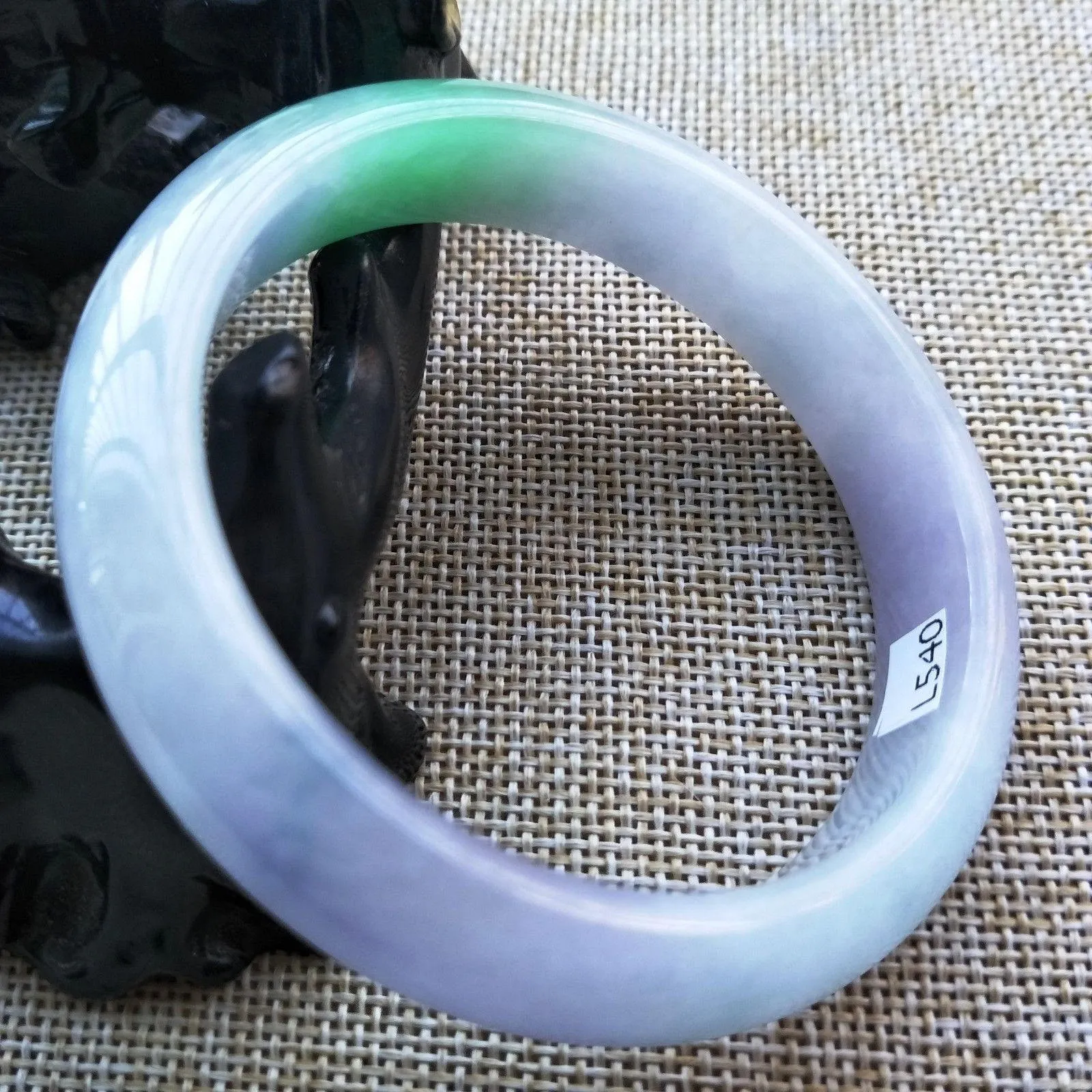 10% OFF- 56/57/58 mm Certified Natural Jadeite Emerald Jade Bangle《Grade A》L540