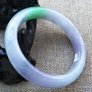 10% OFF- 56/57/58 mm Certified Natural Jadeite Emerald Jade Bangle《Grade A》L540