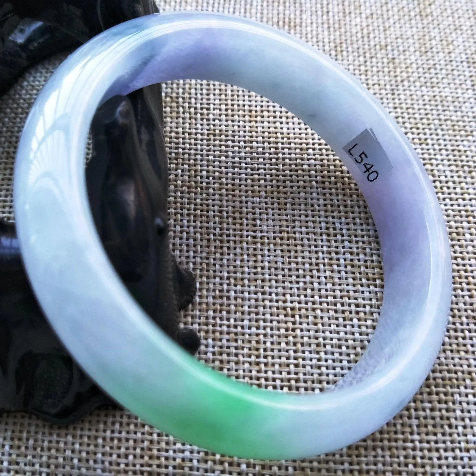 10% OFF- 56/57/58 mm Certified Natural Jadeite Emerald Jade Bangle《Grade A》L540