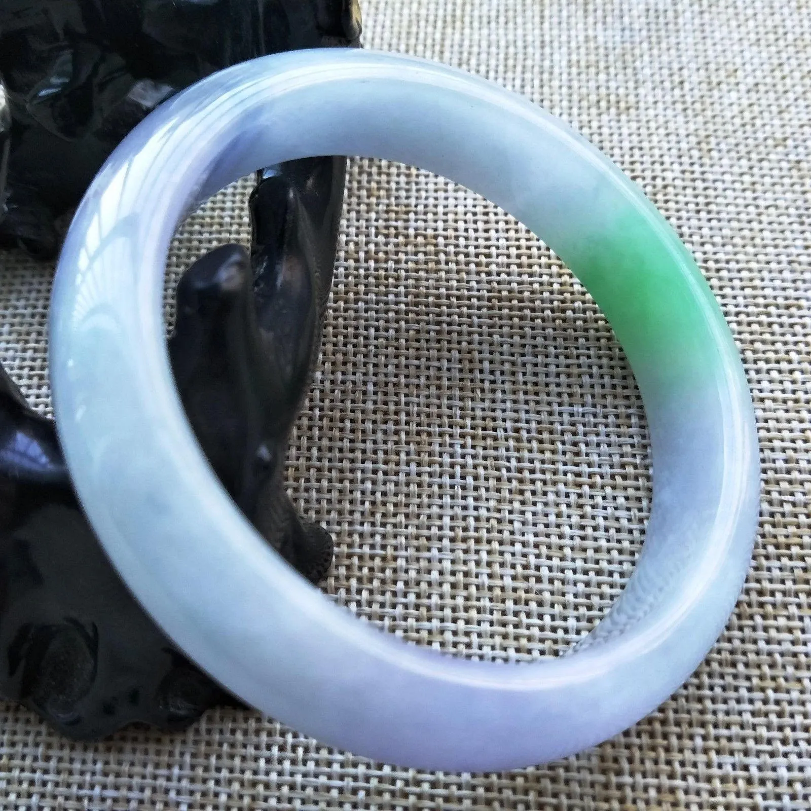 10% OFF- 56/57/58 mm Certified Natural Jadeite Emerald Jade Bangle《Grade A》L540