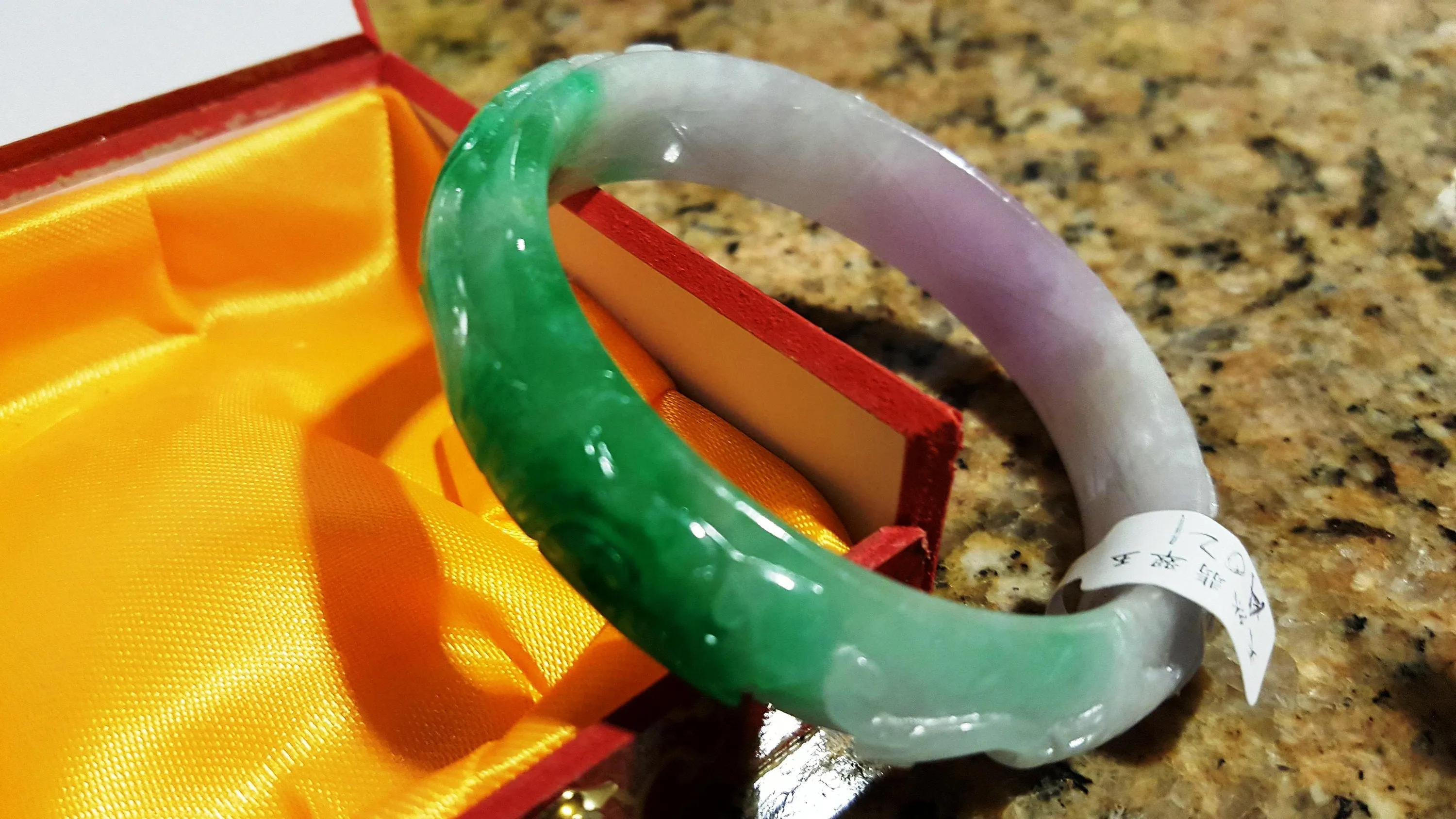 10% OFF- 57/58/59 mm Certified Natural Jadeite Emerald Jade Bangle《Grade A》A021