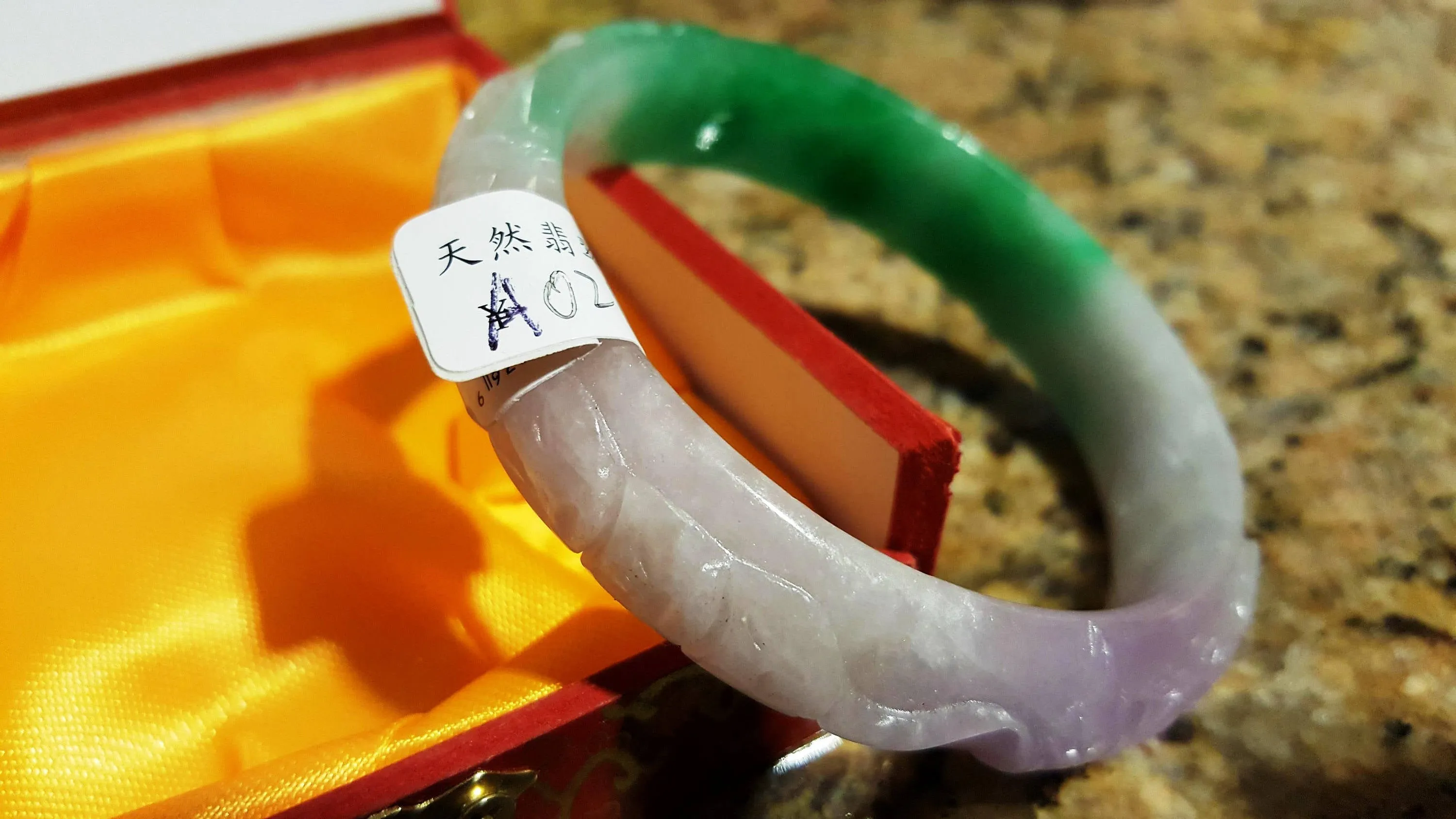 10% OFF- 57/58/59 mm Certified Natural Jadeite Emerald Jade Bangle《Grade A》A021
