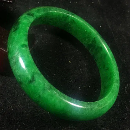 10% OFF- 57/58/59 mm Certified Natural Jadeite Emerald Jade Bangle《Grade A》A202
