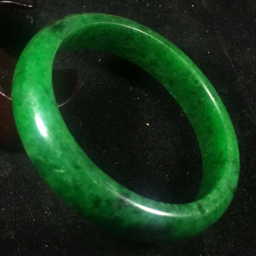 10% OFF- 57/58/59 mm Certified Natural Jadeite Emerald Jade Bangle《Grade A》A202