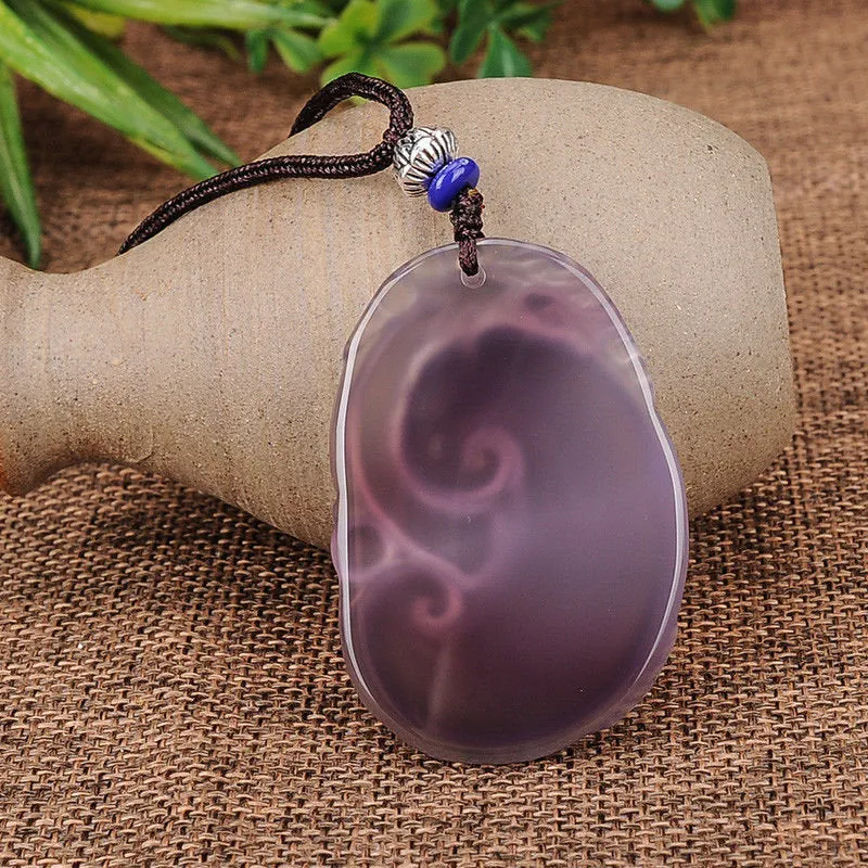 10% OFF- Certified Natural Emerald Jade Handcarved Dragon Ruyi Pendant A19402018