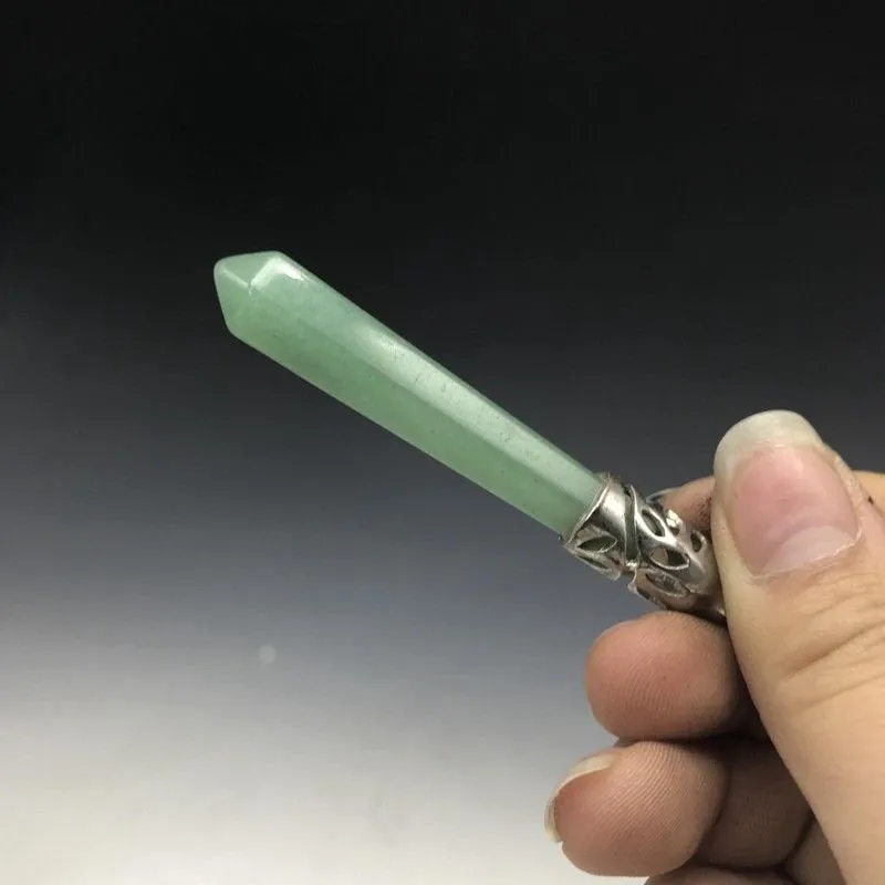 10% OFF- Certified Natural Green Jadeite Emerald Jade HandCarved Lucky Pendant《Grade A》h157
