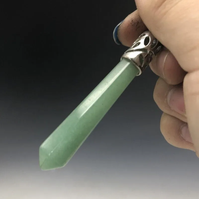 10% OFF- Certified Natural Green Jadeite Emerald Jade HandCarved Lucky Pendant《Grade A》h157