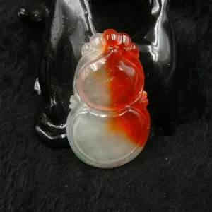 10% OFF on Sales- Certified Natural Ice Jadeite Emerald Jade tablets Pendant《Grade A》