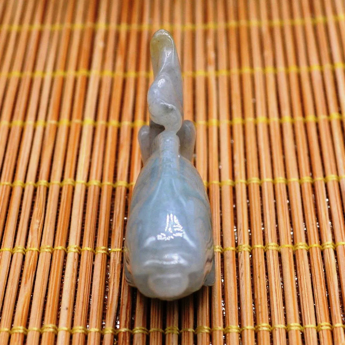 10% OFF on Sales- Certified Natural Jadeite Emerald Jade tablets Emerald Gold Fish Pendant《Grade A》9948