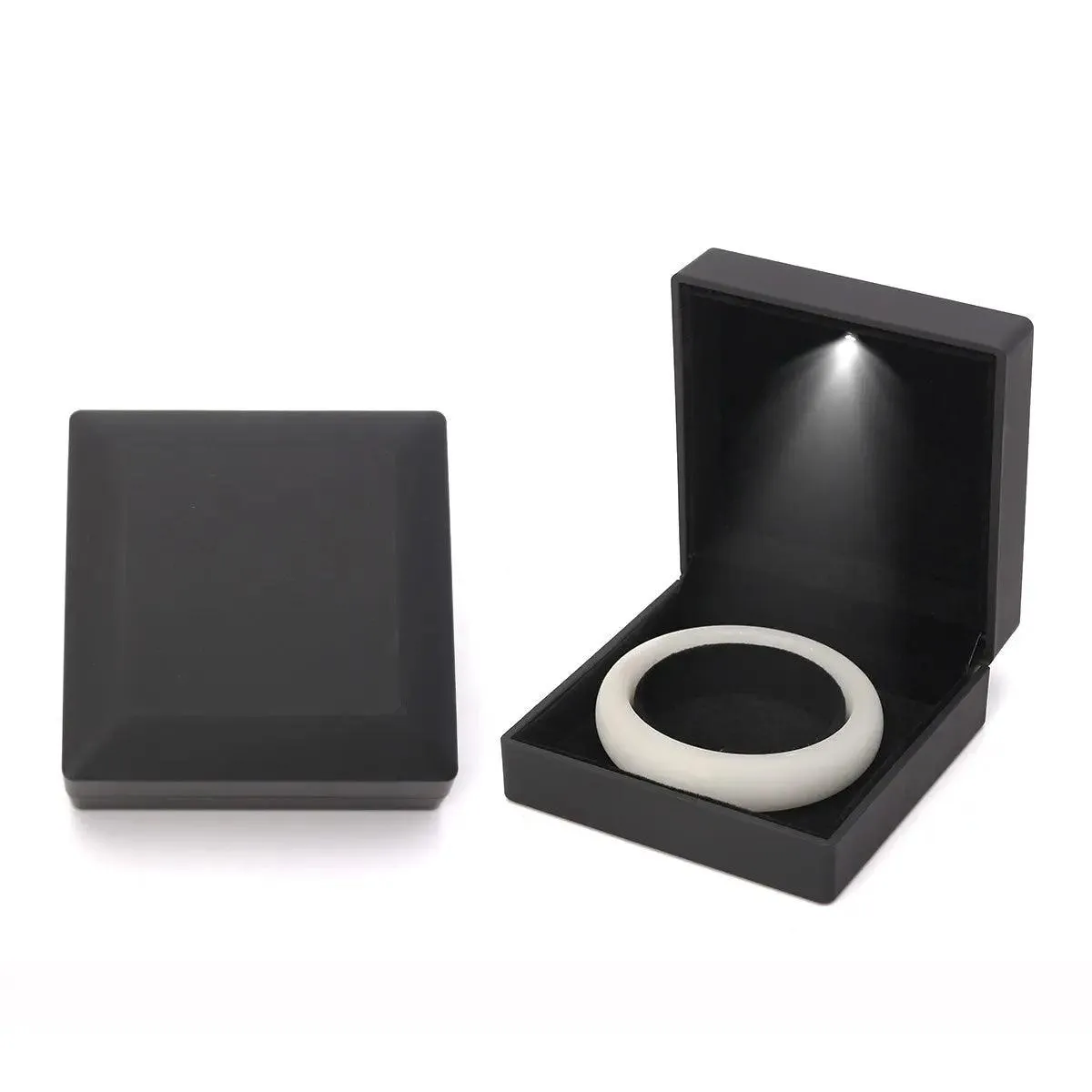 100PCs Pack Wholesale Cheap Custom Jewelry Boxes with Light