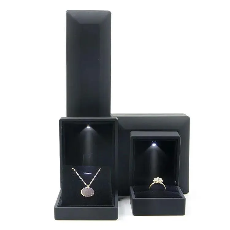 100PCs Pack Wholesale Cheap Custom Jewelry Boxes with Light