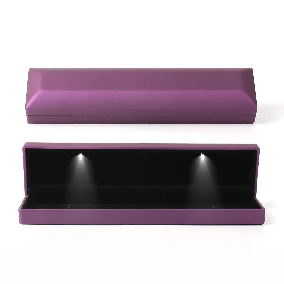100PCs Pack Wholesale Cheap Custom Jewelry Boxes with Light