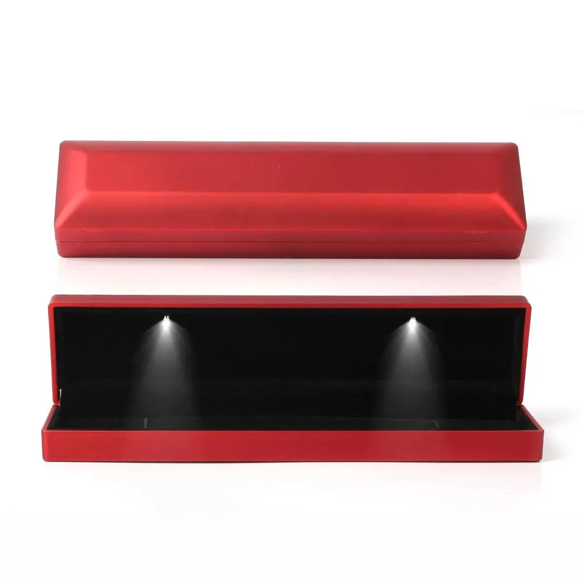 100PCs Pack Wholesale Cheap Custom Jewelry Boxes with Light