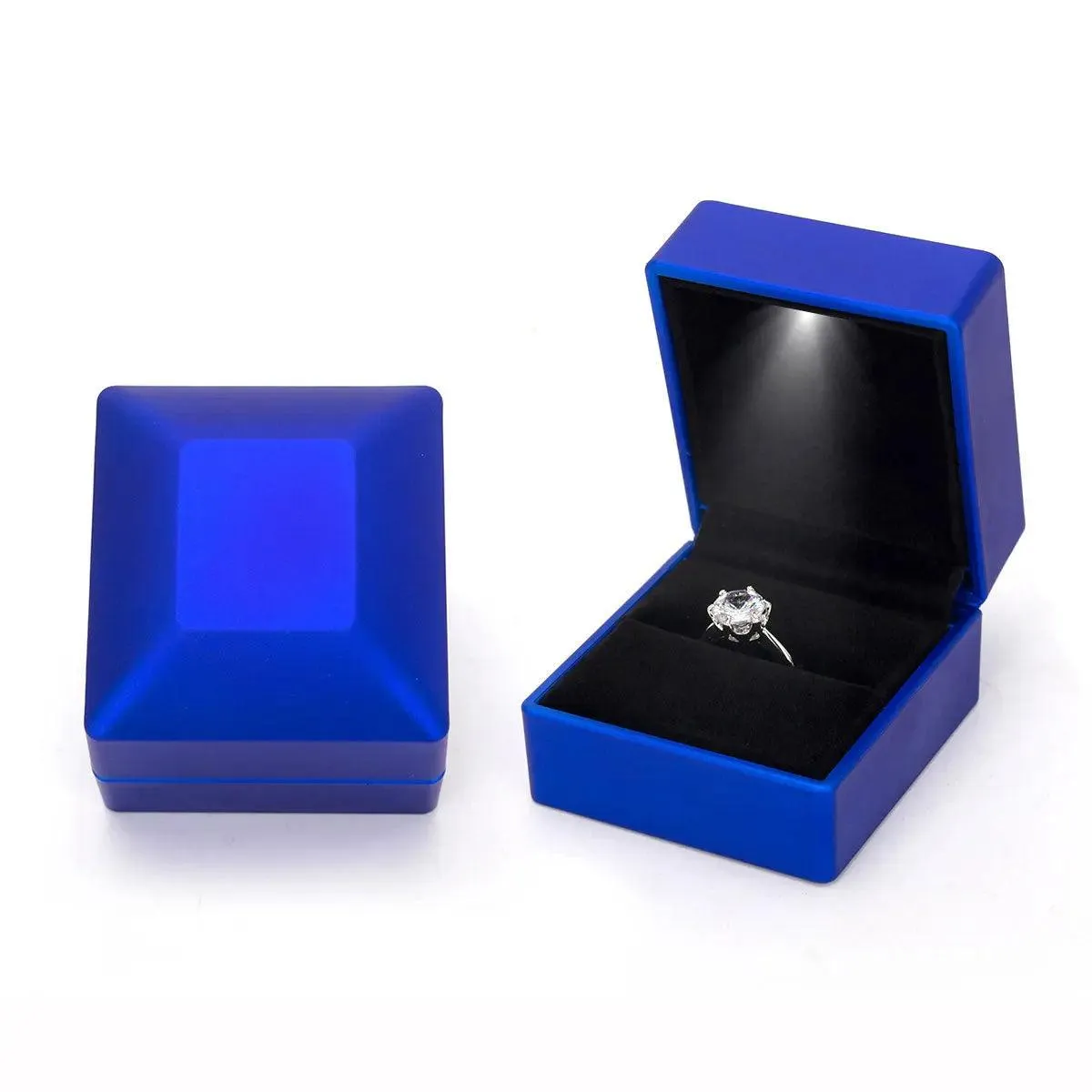 100PCs Pack Wholesale Cheap Custom Jewelry Boxes with Light