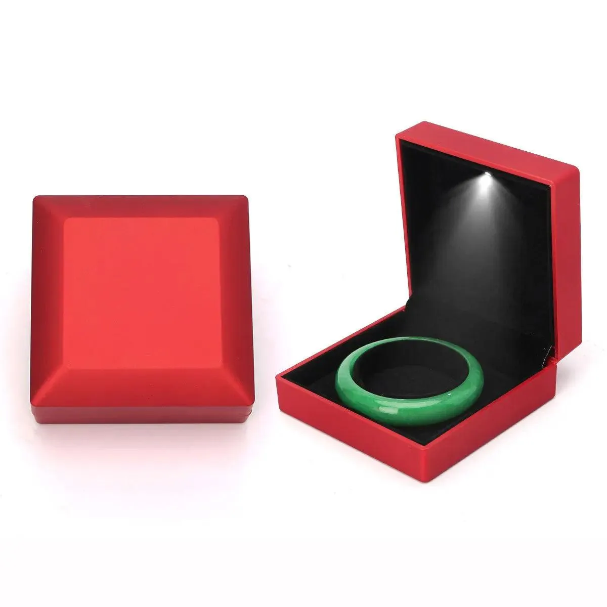100PCs Pack Wholesale Cheap Custom Jewelry Boxes with Light