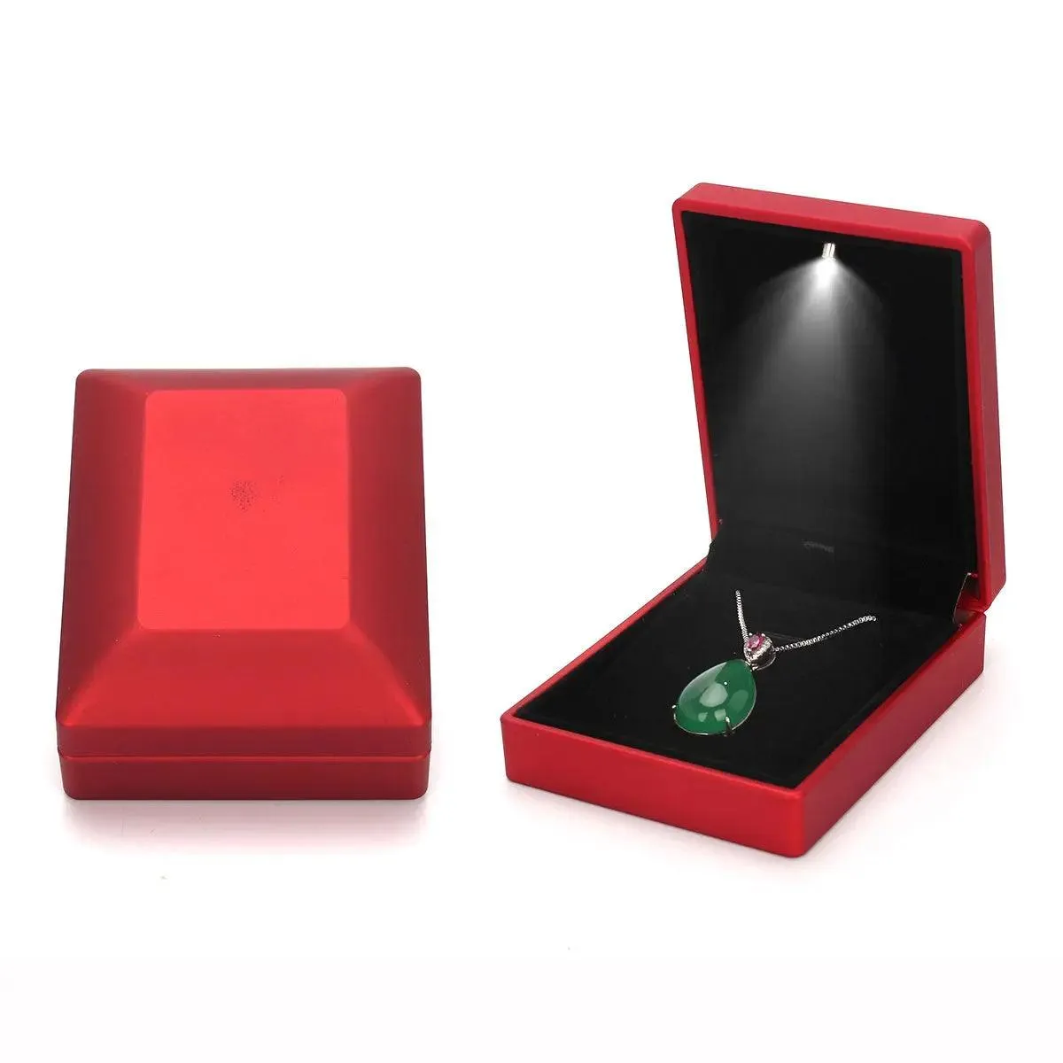 100PCs Pack Wholesale Cheap Custom Jewelry Boxes with Light