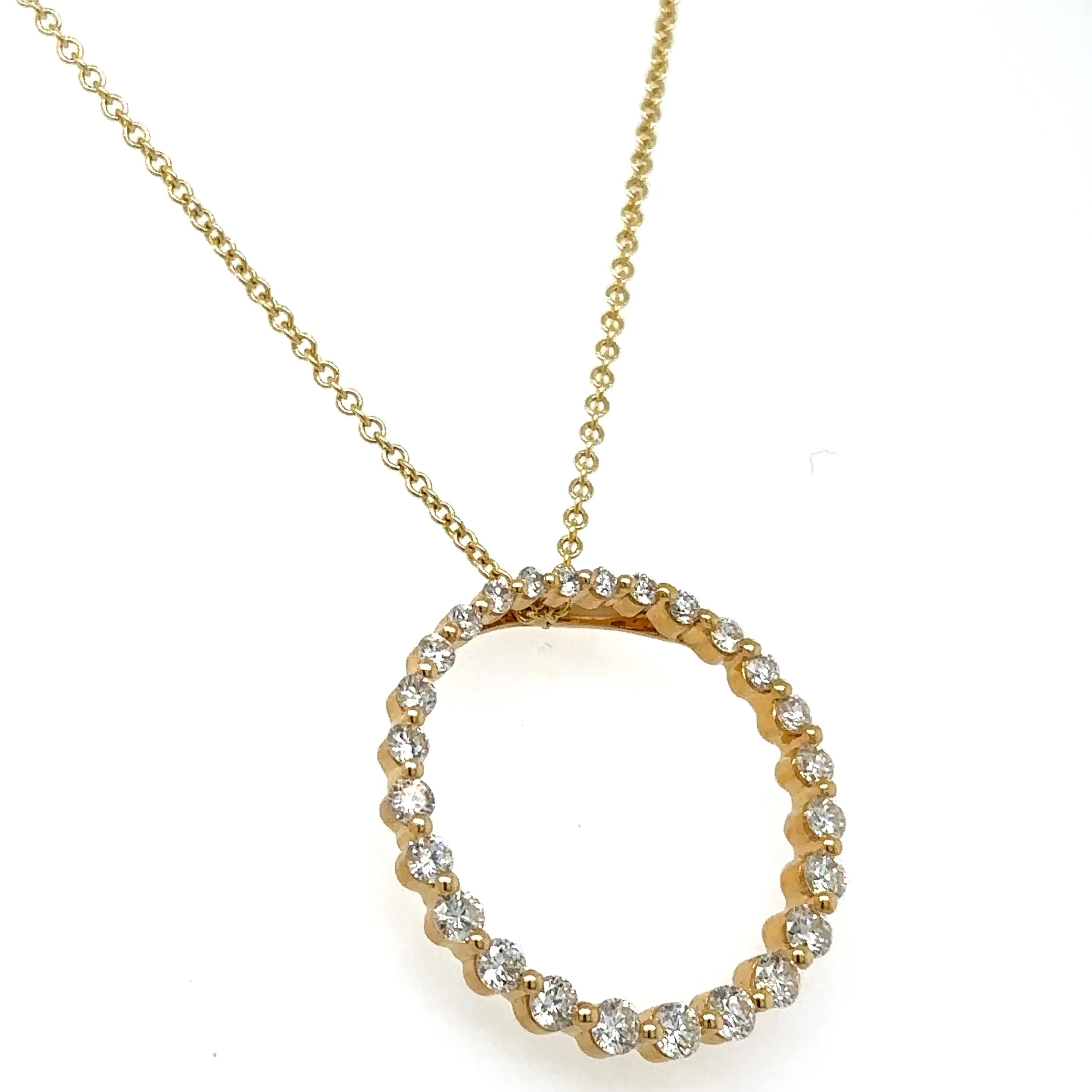 1.01ct tw Diamond Circle of Life Pendant Necklace