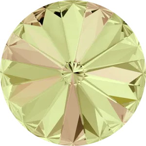 1122 Swarovski Rivoli Chaton & Round Stones, Crystal Luminous Green (001 LUMG)