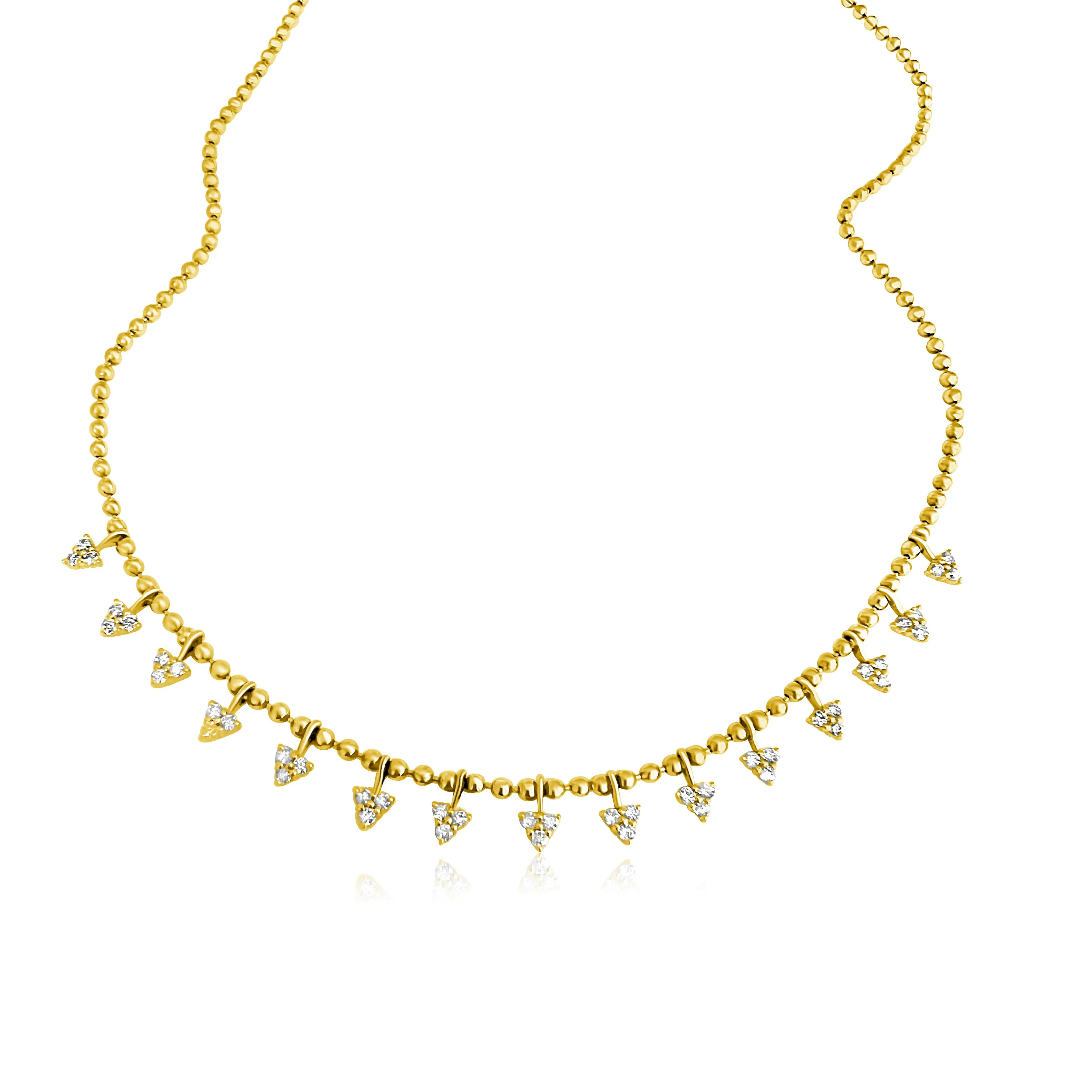 14KT Gold Diamond Azzura Necklace