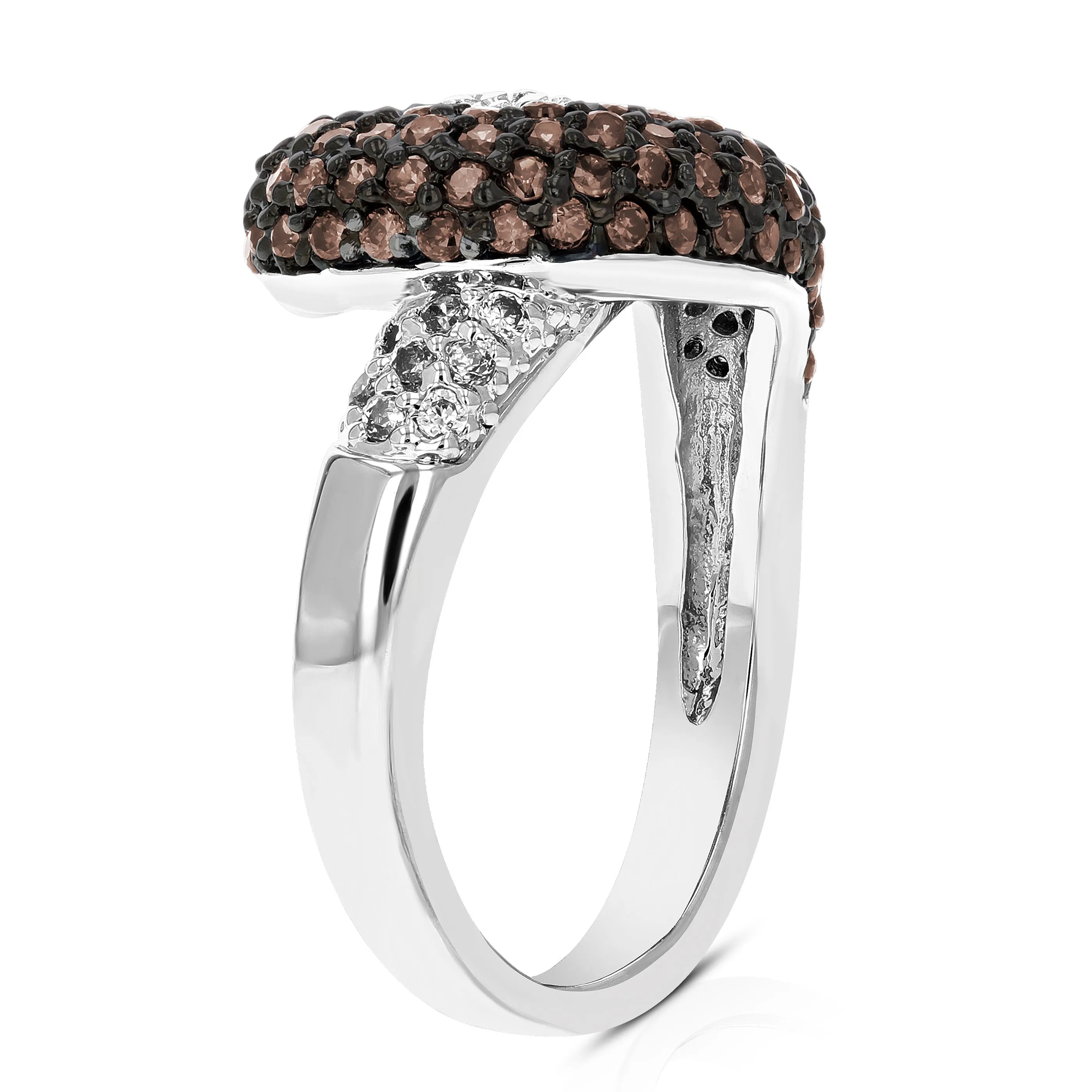 1.80 cttw Champagne Diamond Ring in Silver