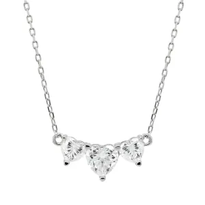 2.00 CTS DEW Moissanite Heart Shape Necklace