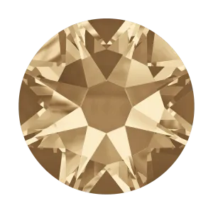 2000, 2038 & 2078 Swarovski Flatback Hotfix, Crystal Golden Shadow (001 GSHA)