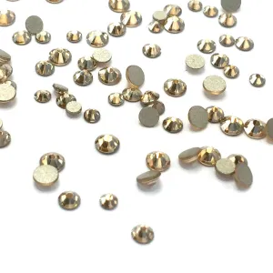 2058 & 2088 Swarovski Flatback No Hotfix Mix Sizes, Crystal Golden Shadow (001 GSHA)