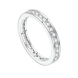 2.0mm Diamond Round Channel Eternity Ring
