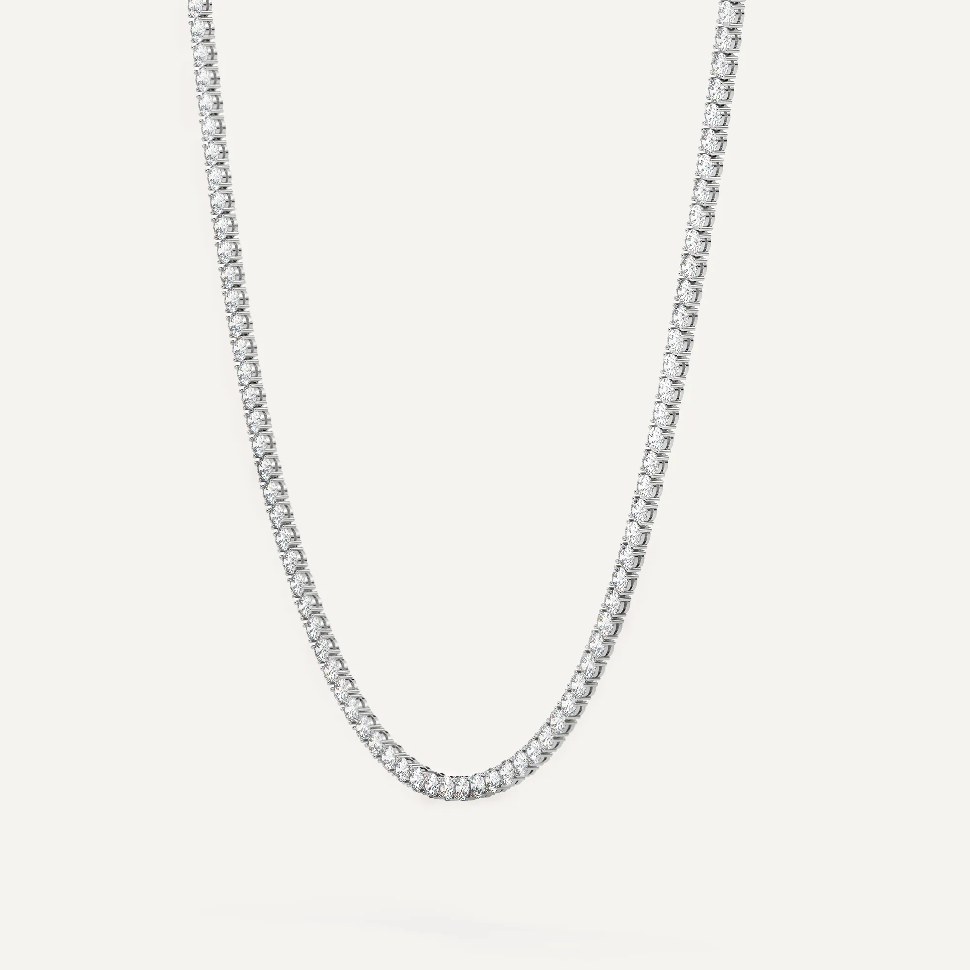 3 carat Diamond Tennis 16" Necklace