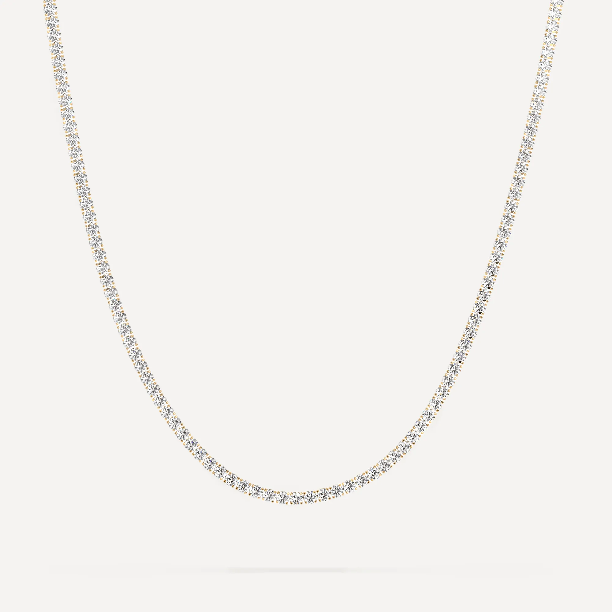 3 carat Diamond Tennis 16" Necklace
