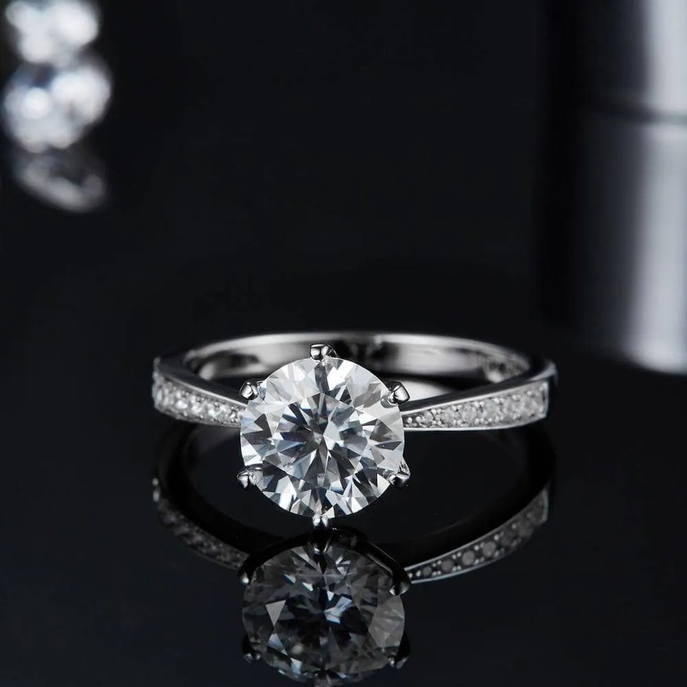 3.0ct Classic Style Diamond Engagement Ring