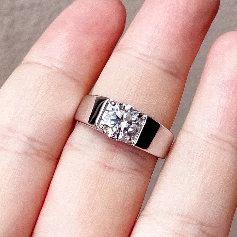 3.0CT Color D VVS Adjustable Diamond Ring