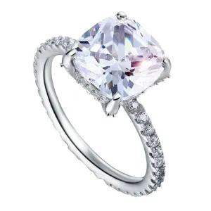 5 Carat Cushion-Cut Diamond Ring