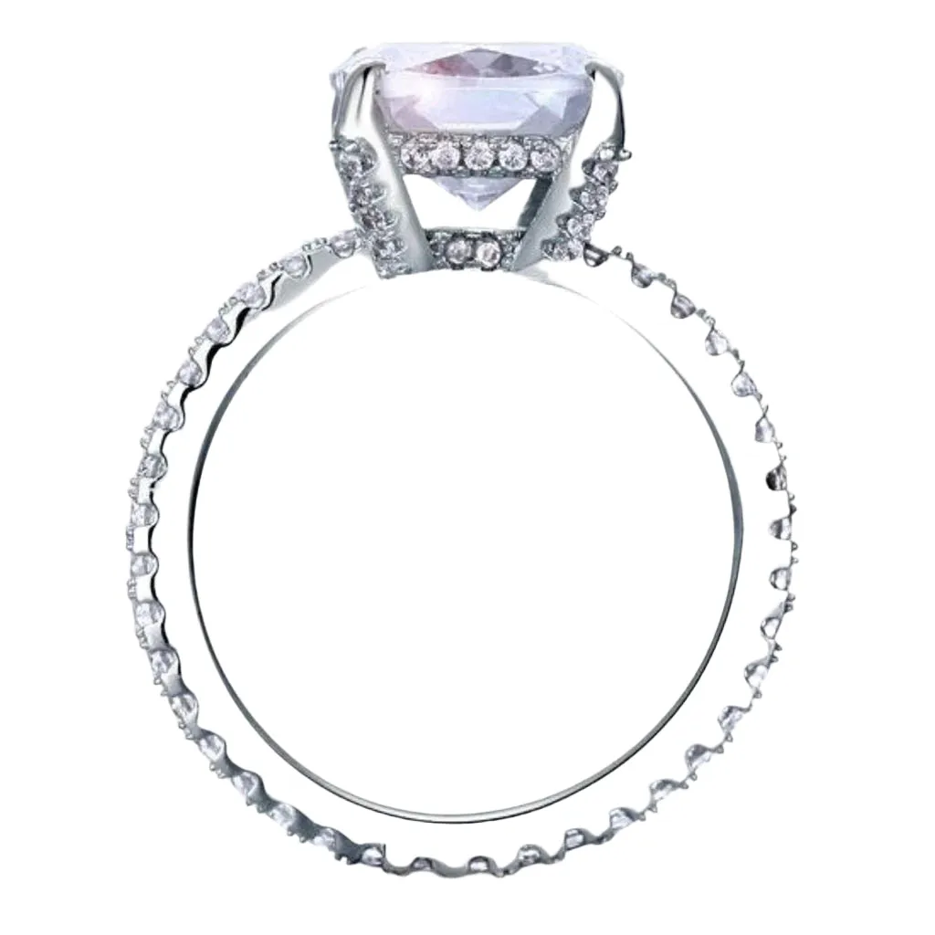 5 Carat Cushion-Cut Diamond Ring