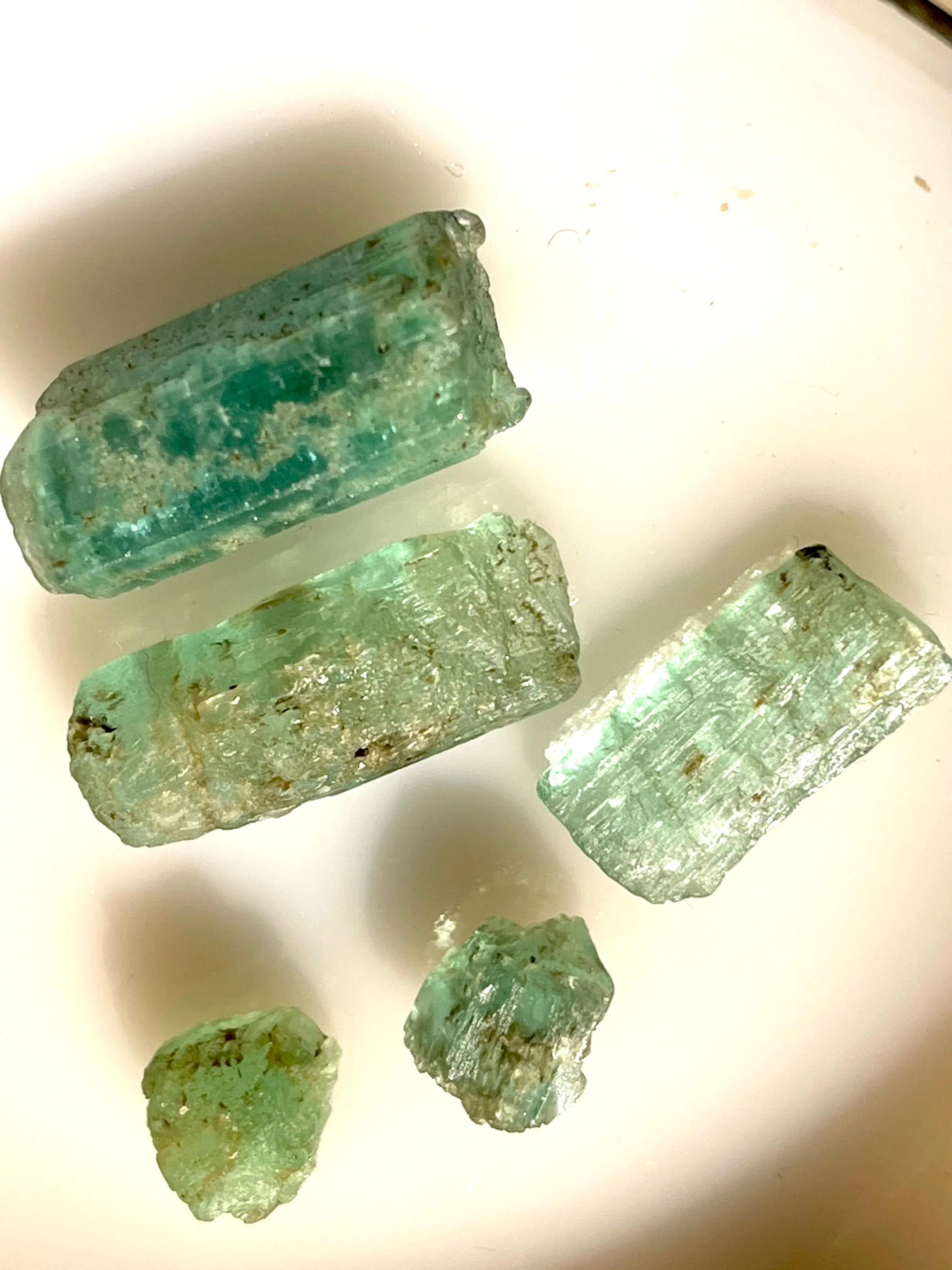 54 carats Newly Find Raw Emerald Crystals from Chitral