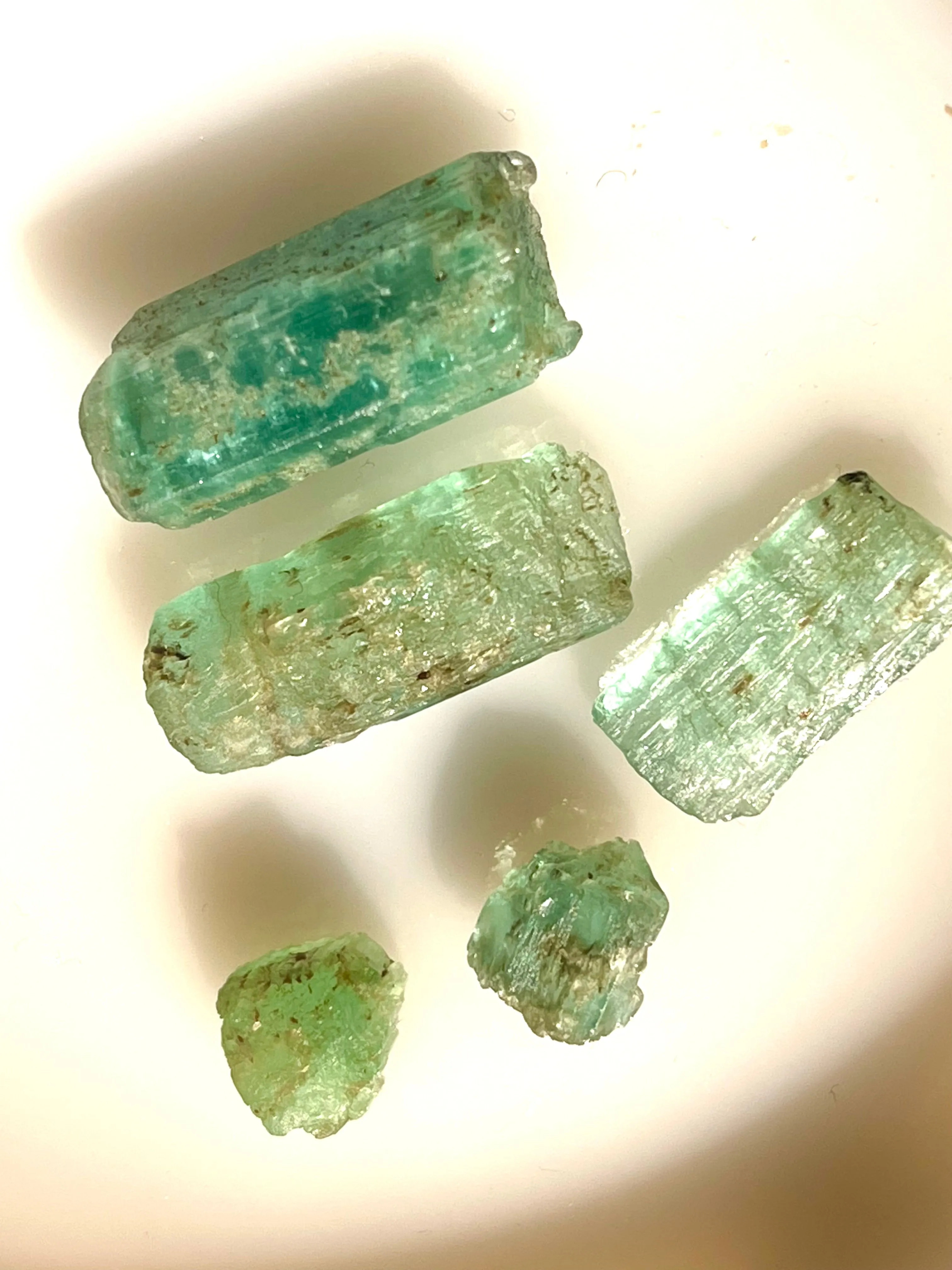 54 carats Newly Find Raw Emerald Crystals from Chitral