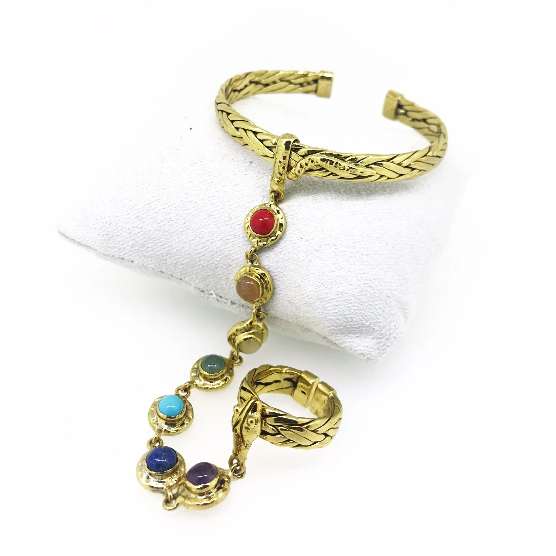 7 Chakra Bracelet Hand Harness