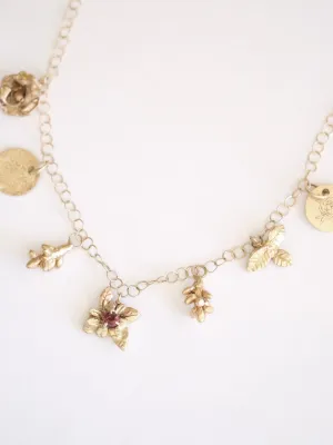 a Charming Garden Necklace