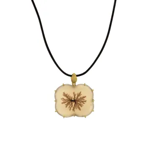 A Dendritic Agate Cloud Pendant