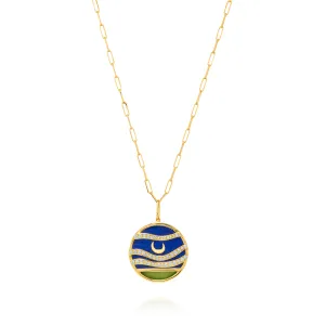 A Lua Lapis Pendant