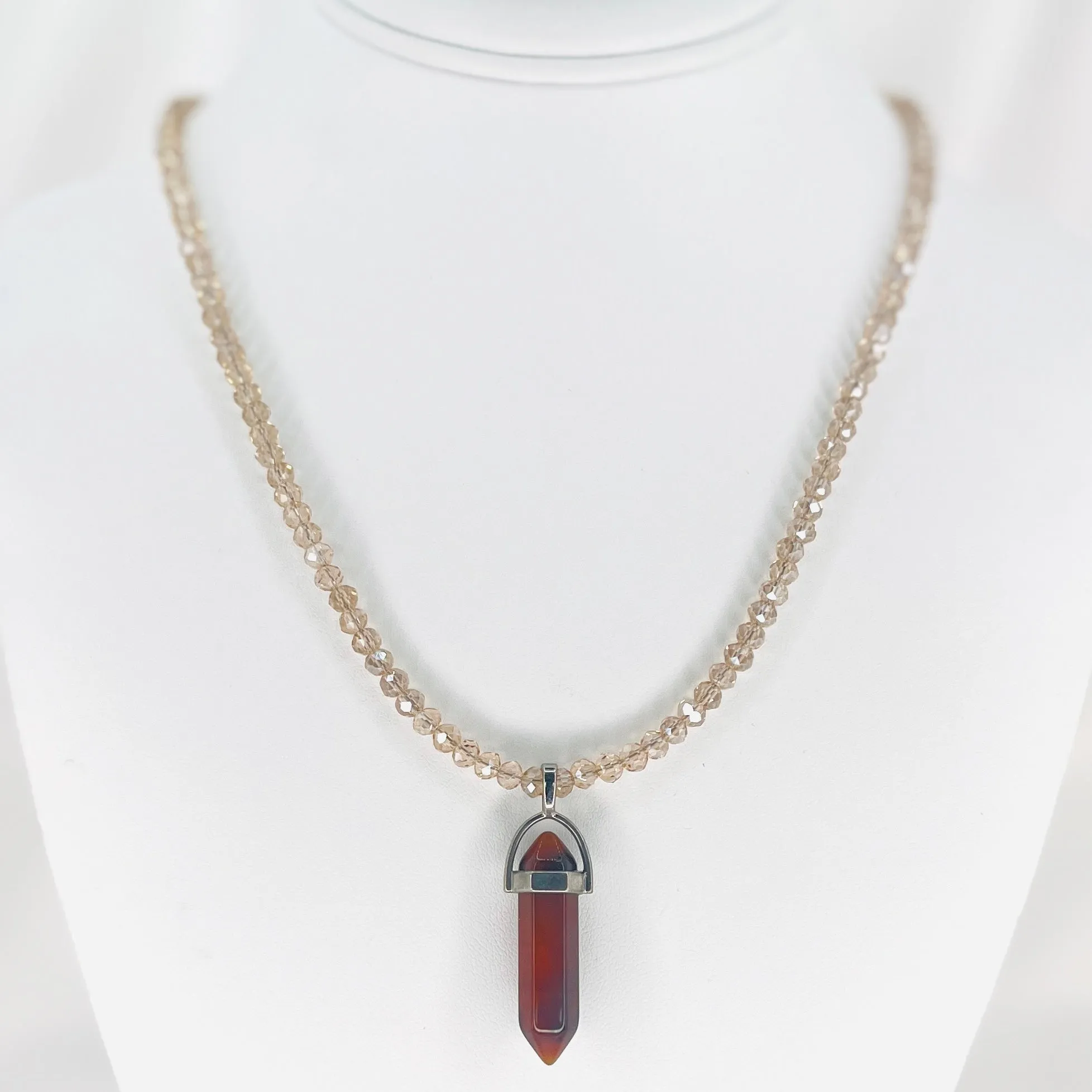 Agate Natural Stone Necklace – Timeless Beauty and Balance