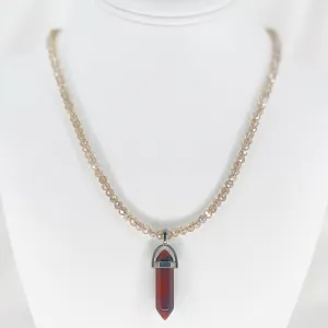 Agate Natural Stone Necklace – Timeless Beauty and Balance