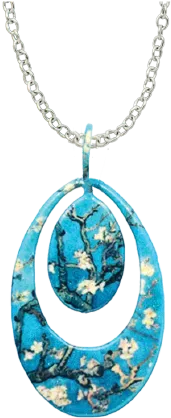 Almond Blossoms Necklace #4808X by d'ears
