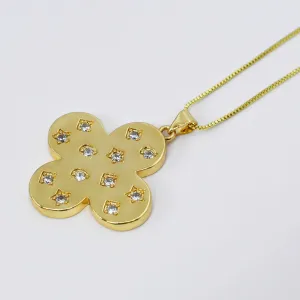 Amelia Pendant Necklace Gold