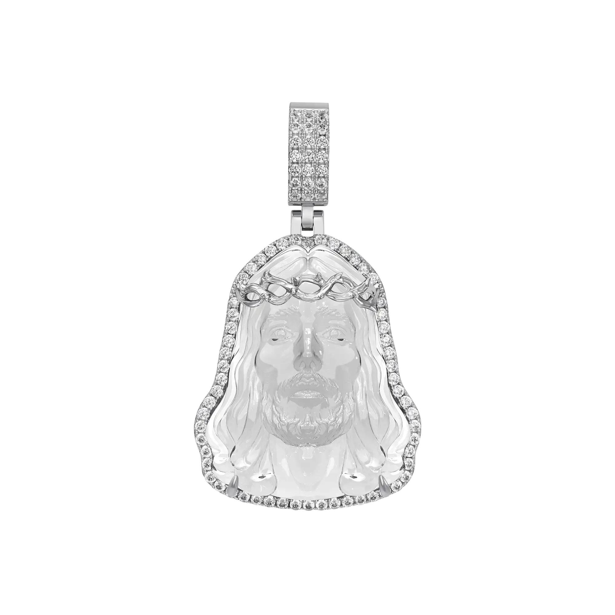 Arcenciel Gospel Transparent Jesus Pendant